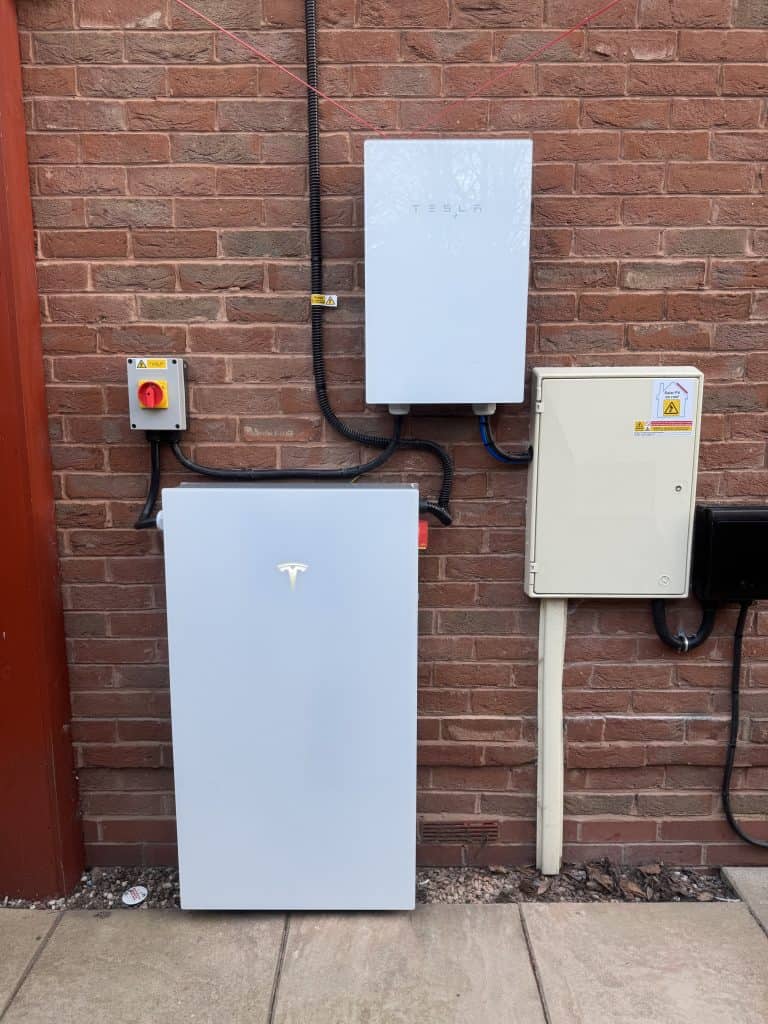 Solar battery storage