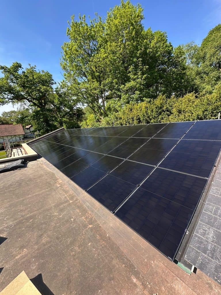 Future Proof Solar Commercial Solar Panel Fitting Installation onto Slate Roofing