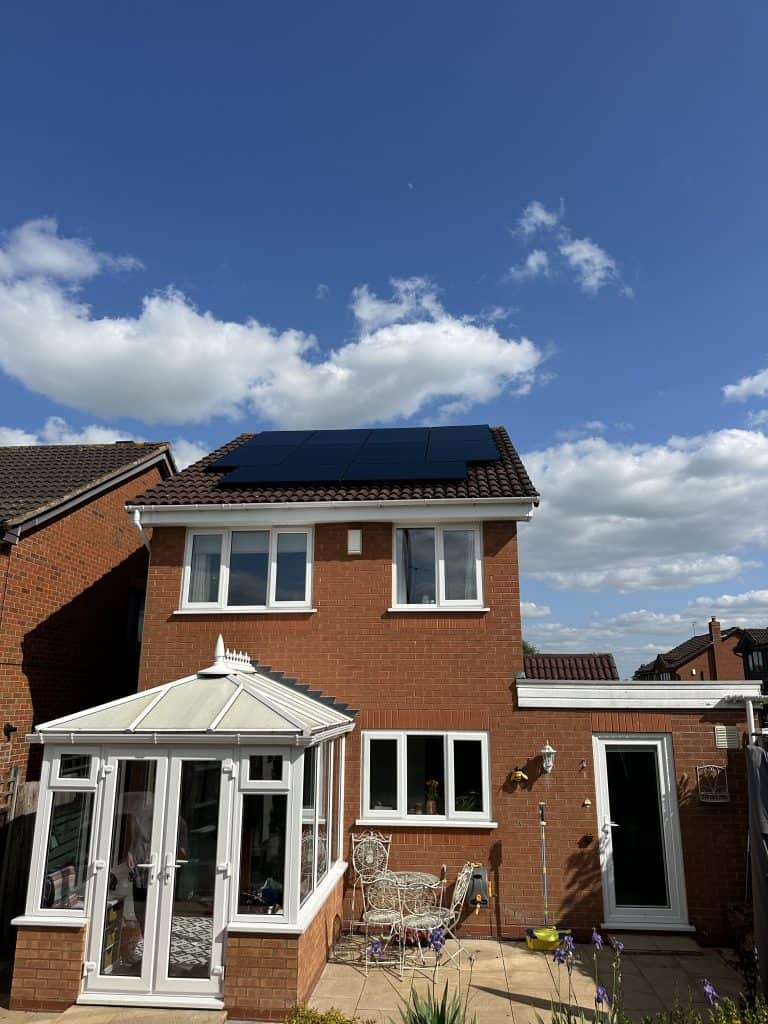 Future Proof Solar's Domestic Solar Panel and Battery System Installation onto Traditional Tiled Roof