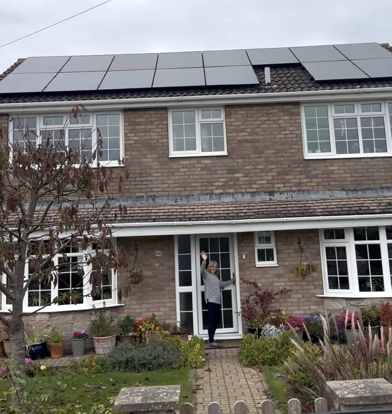 Detached House Solar Panel Install