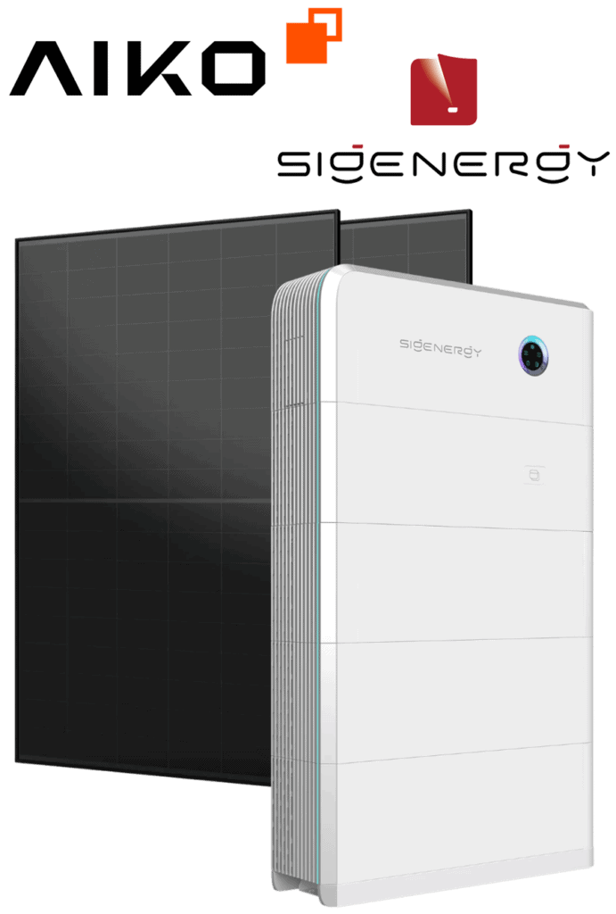 Solar Panel and Battery Systems - Aiko & Sigenergy