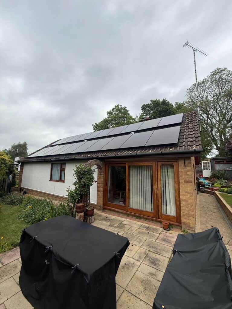 UK solar panel installation